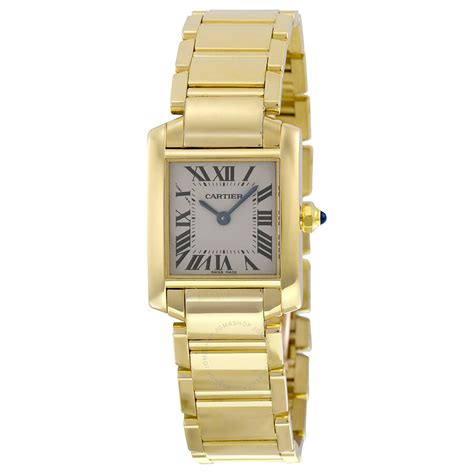 cartier tank gold ladies